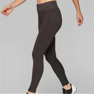 NWT Athleta Shimmer Seamless Tight Espresso Brown Size Large